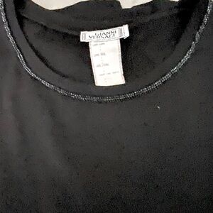 Gianni Versace Top with Beaded Neckline